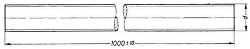Шпилька Китай М8х1000 резьбовая, DIN 975
