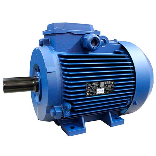 Электродвигатели общепромышленные МЭЗ АИР 132S 4-8 полюсов асинхронные, мощность 4.0-7.5 кВт, частота вращения 750-1440 об/мин, монтажное исполнение IM1081