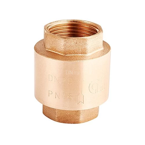 Клапаны обратные MVI AquaHit CV.720 1/2-2″ Ду15-50 Ру10 муфтовые, пружинные, с латунным сердечником, корпус - латунь, уплотнение - NBR