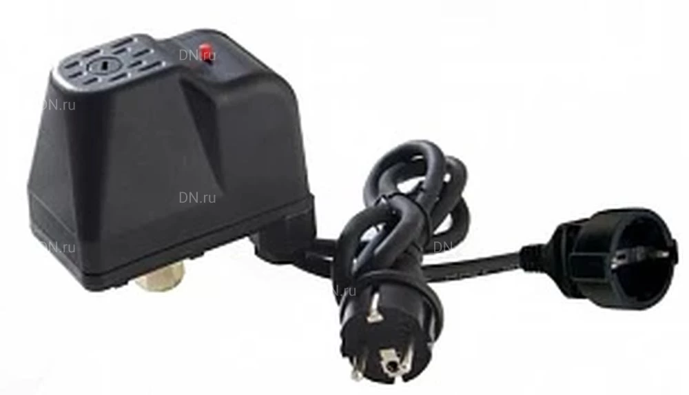 Реле сухого хода Vodotok РСХ-1-Р(М) присоединение - В1/4″, стартовое давление - 0.15-0.9бар, кабель с вилкой, кабель с розеткой