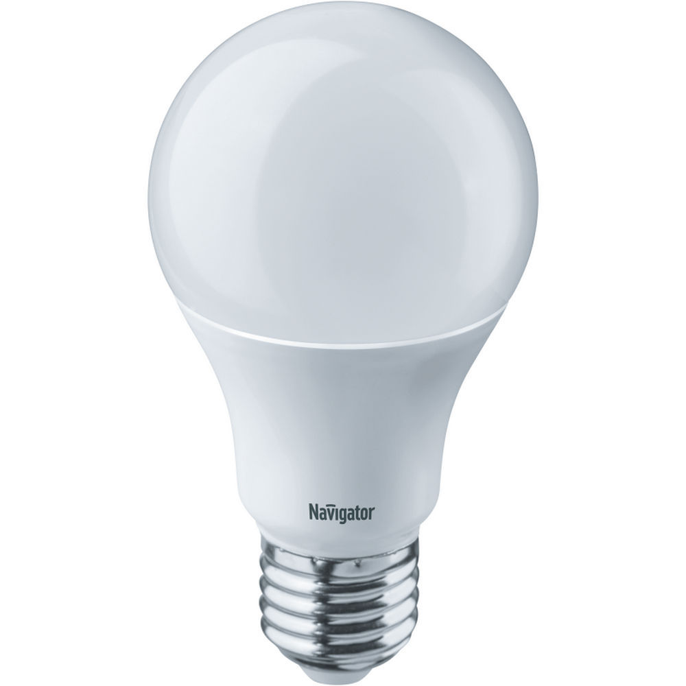 Лампа светодиодная NAVIGATOR NLL-A60/A55 матовая, мощность - 7 Вт, цоколь - E27, световой поток - 525 лм, цветовая температура - 2700 K, форма - грушевидная