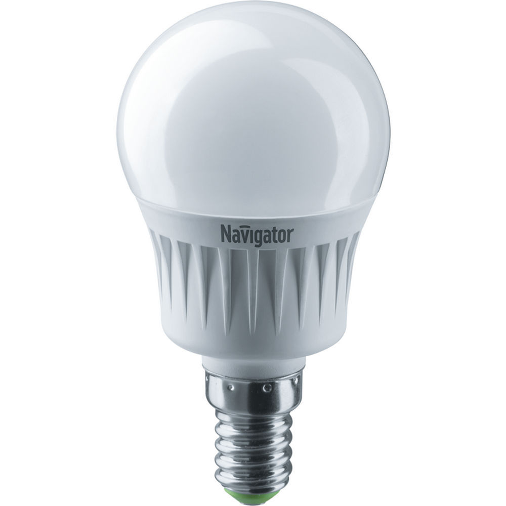 Лампа светодиодная NAVIGATOR NLL-G45 94 матовая, мощность - 7 Вт, цоколь - E14, световой поток - 560 лм, цветовая температура - 4000 K, форма - шар