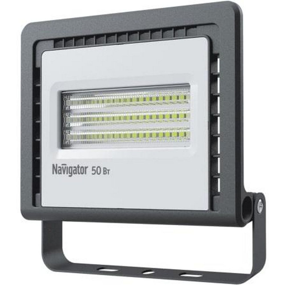 Прожектор светодиодный NAVIGATOR NFL-01 50 Вт, настенный, цветовая температура - 4000 К, световой поток - 4100 лм, IP65, материал корпуса - алюминий, цвет - черный