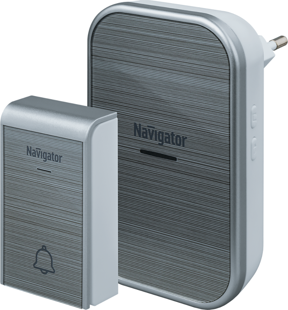 изображение Звонок беспроводной NAVIGATOR NDB-D AC04, 29 мелодий, цвет - , корпус - пластик, IP20, поверхностный монтаж (открытая установка)
