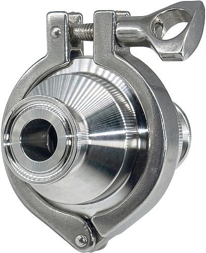 Клапаны обратные Newkey CSCLP Clamp DIN32676 Ду15-150, корпус - нержавеющая сталь AISI304