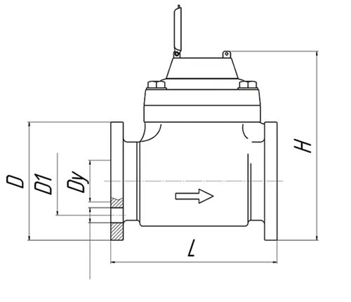 Счетчик холодной воды НОРМА СТВХ Ду150 Ру16 турбинный, фланцевый