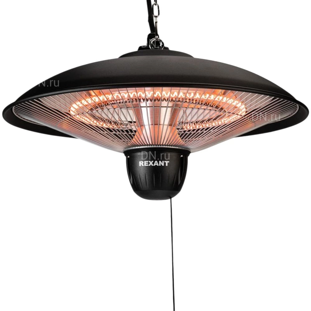 Обогреватель инфракрасный REXANT 60-0061 электрический, мощность - 1.5кВт, площадь обогрева - 25м2, 220В