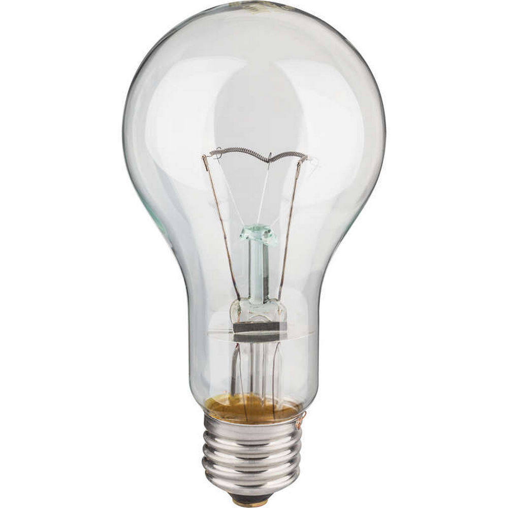 Лампа-термоизлучатель ОНЛАЙТ OI-A, мощность - 300 Вт, цоколь - E27, световой поток - 3900 лм, форма - грушевидная