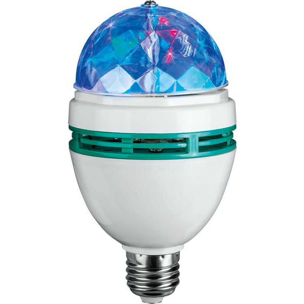 Лампа светодиодная ОНЛАЙТ OLL-DISCO, мощность - 3 Вт, цоколь - E27, форма - эллипсоидная