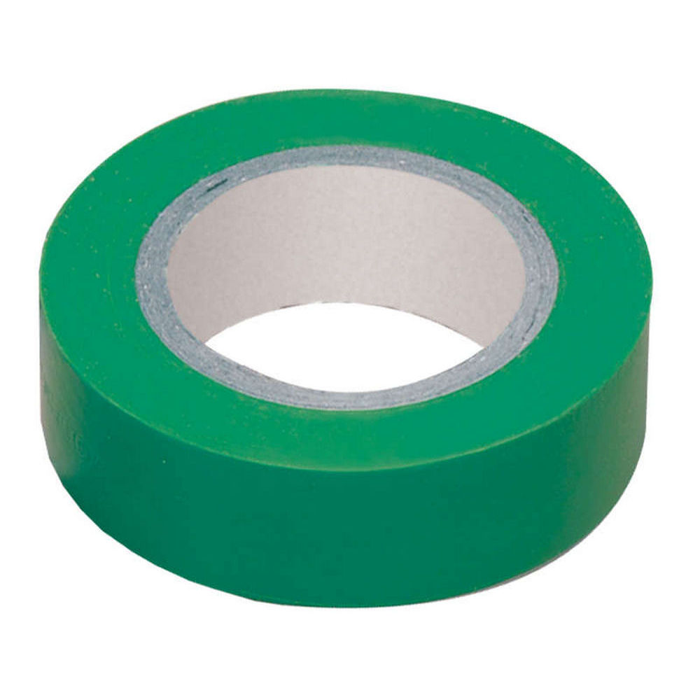 Изолента ОНЛАЙТ OIT-B15-20/G, 15 мм, длина - 20 м, самозатухающая, материал - поливинилхлорид, цвет - зеленый