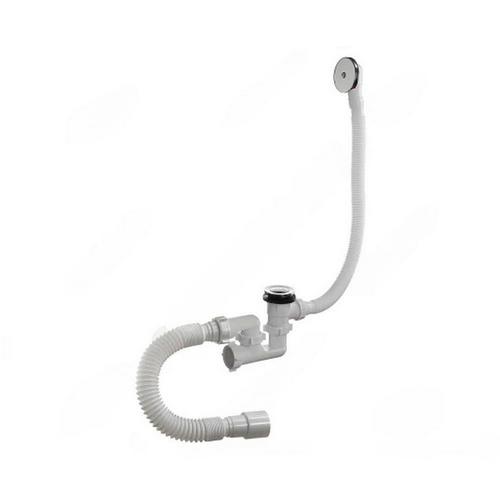 Сифоны для ванны регулируемые Орио Дн40x1 1/2″ автоматические, подключение к канализации 40/50 мм, выпуск для ванной 1 1/2″