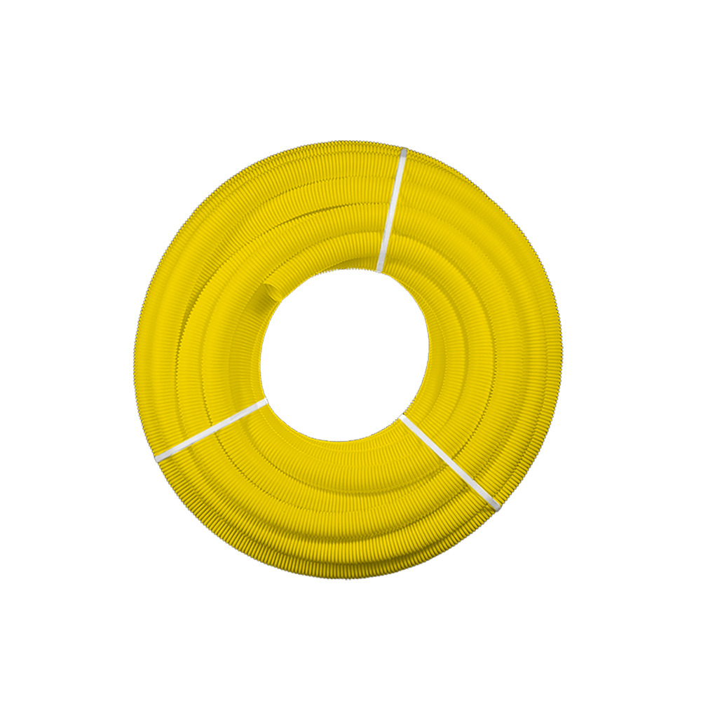 Шланг гофрированный Орио 25 мм универсальный, длина шланга - 30 м, цвет - желтый