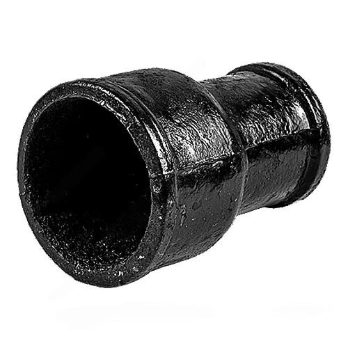 Патрубки канализационные Россия ГОСТ 6942-98 переходные, безнапорные, корпус - чугун, цвет - черный