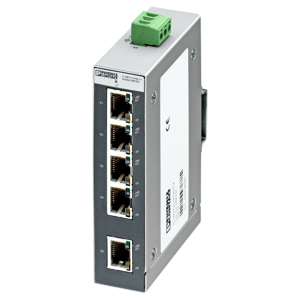 Коммутатор Phoenix Contact FL SWITCH SFNB 5TX 5 портов, промышленный, неуправляемый, 10/100 Мбит/с, разъем RJ45