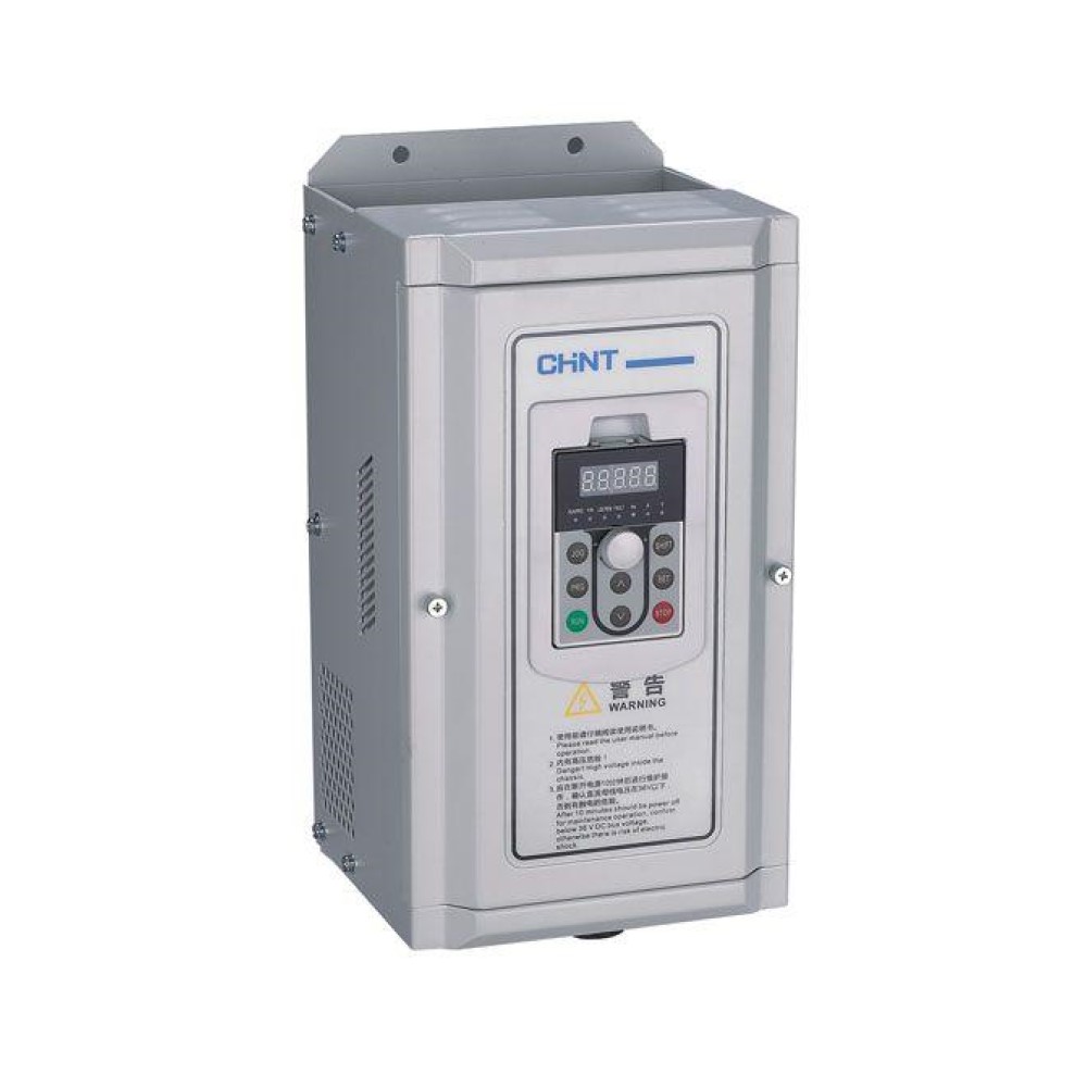 Преобразователь частоты CHINT NVF2G-22/TS4 усовершенствованная конструкция, общий тип, мощность двигателя - 22кВт, количество фаз - 3, напряжение питания - 380 В