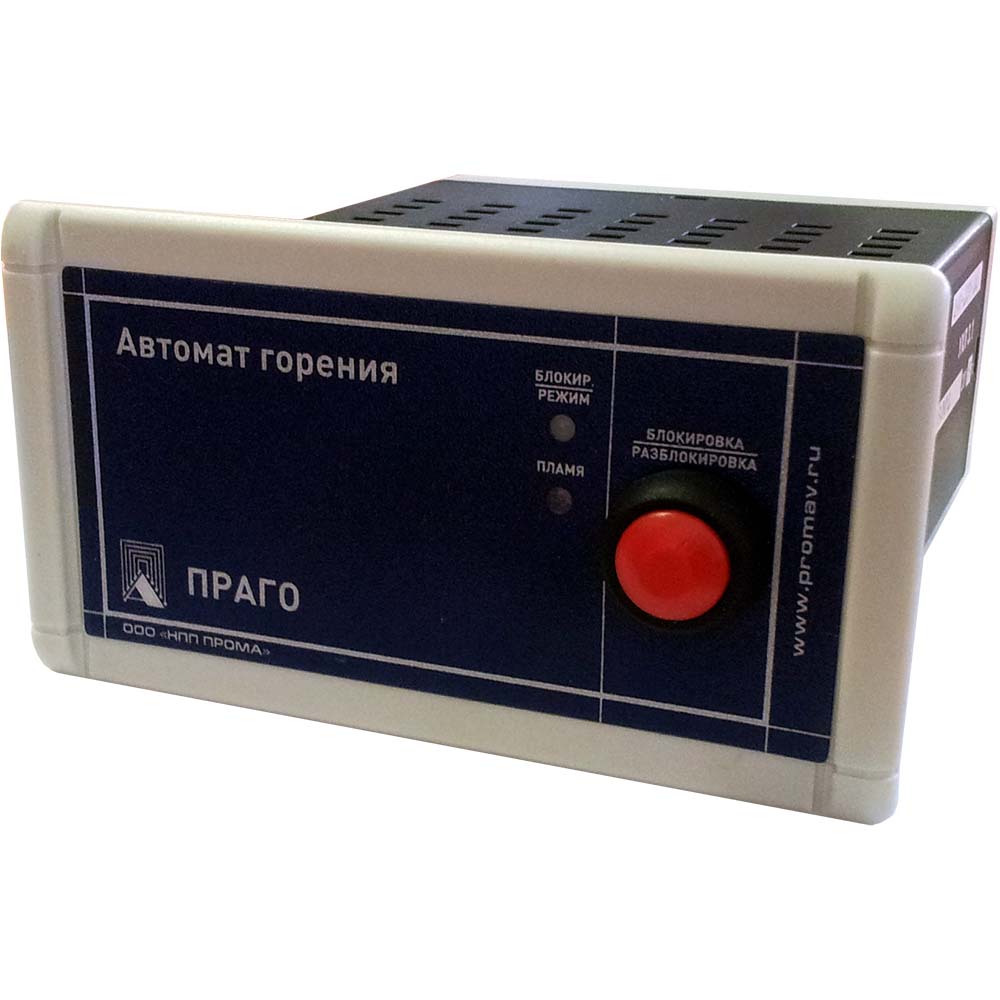 Автомат горения ПРОМА ПРАГО-310-220-Щ для жидкотопливной горелки, доп. запальная горелка