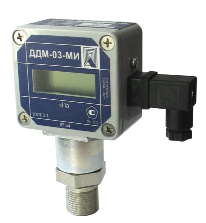 Датчик абсолютного давления Прома ДДМ-03МИ-600ДА-Ех 250-400-600кПа, взрывозащищенный, резьба присоединения М20х1.5, класс точности 0.5, с индикацией