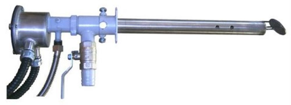 Запально-защитное устройство ПРОМА ЗСУ-ПИ-45-Т-IP65-1000 инжекционное, диаметр ствола - 45 мм, длина погружной части -1000 мм, пыле-влагозащищенность IP65