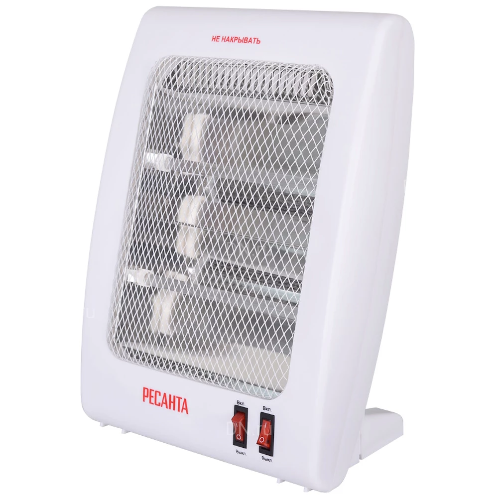 Обогреватель инфракрасный Ресанта ИКО-800Л ламповый (кварцевый), мощность - 0.8кВт, степень защиты - IP20