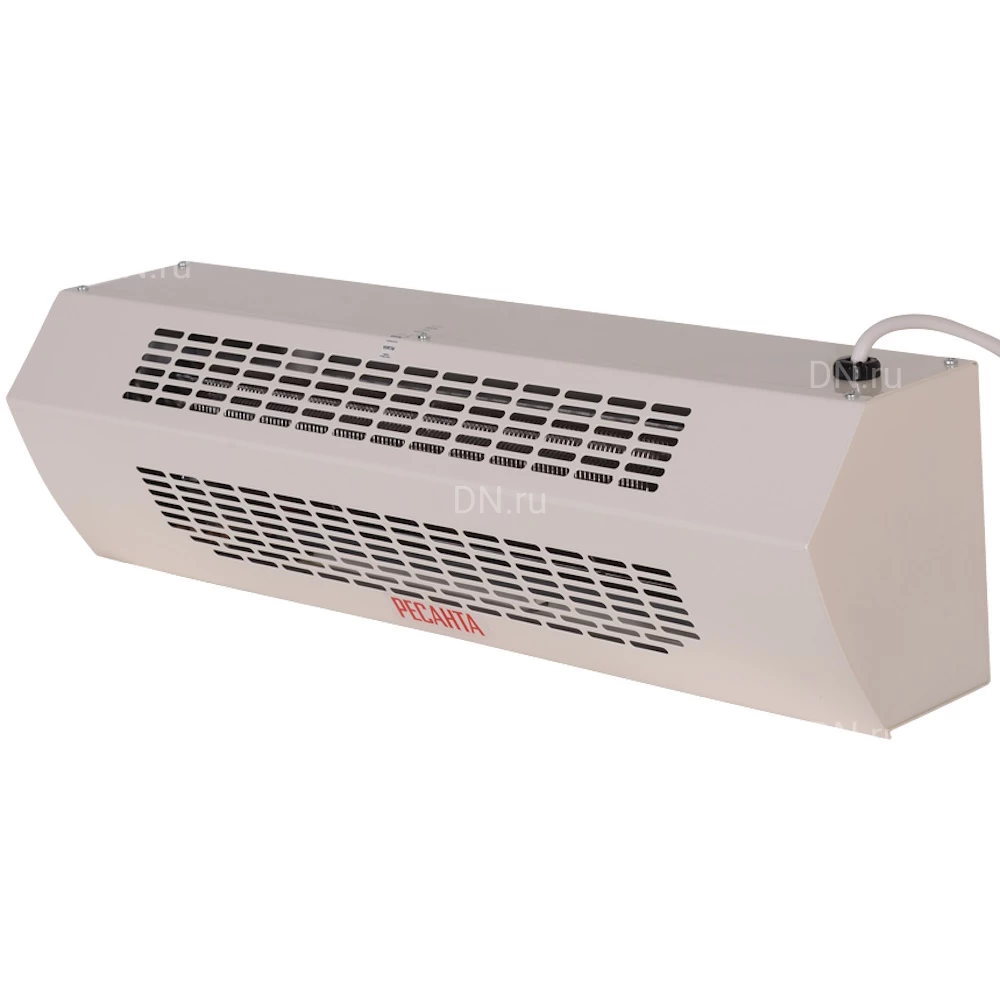 Тепловая завеса Ресанта ТЗ-3С электрическая, мощность - 3кВт, производительность - 390м3/ч