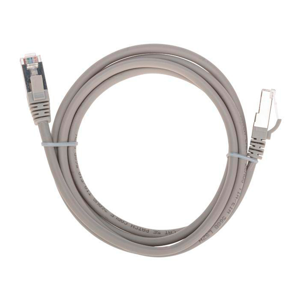 Патч-корд REXANT F/UTP 26AWG длина кабеля - 1.5 м, категория - 5E, тип разъема - RJ-45, материал оболочки - LSZH, цвет - серый