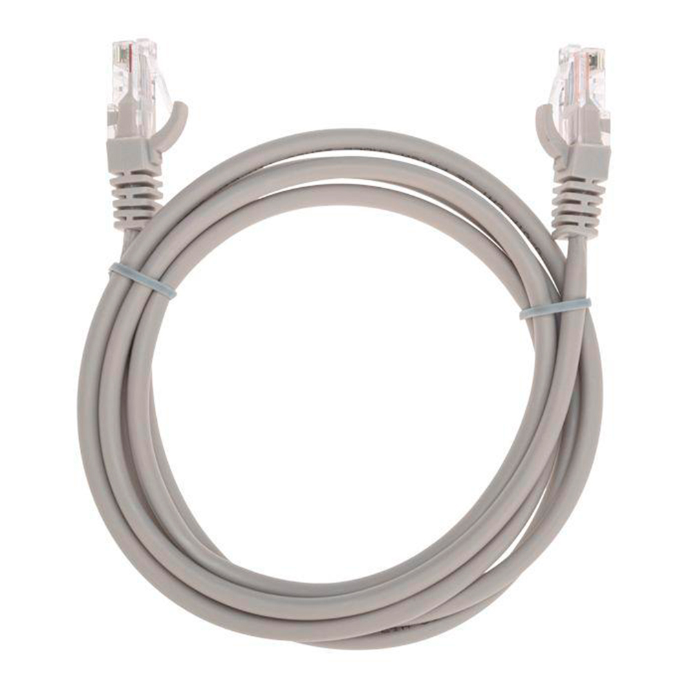 Патч-корд REXANT U/UTP 26AWG длина кабеля - 1.5 м, категория - 5E, тип разъема - RJ-45, материал оболочки - LSZH, цвет - серый