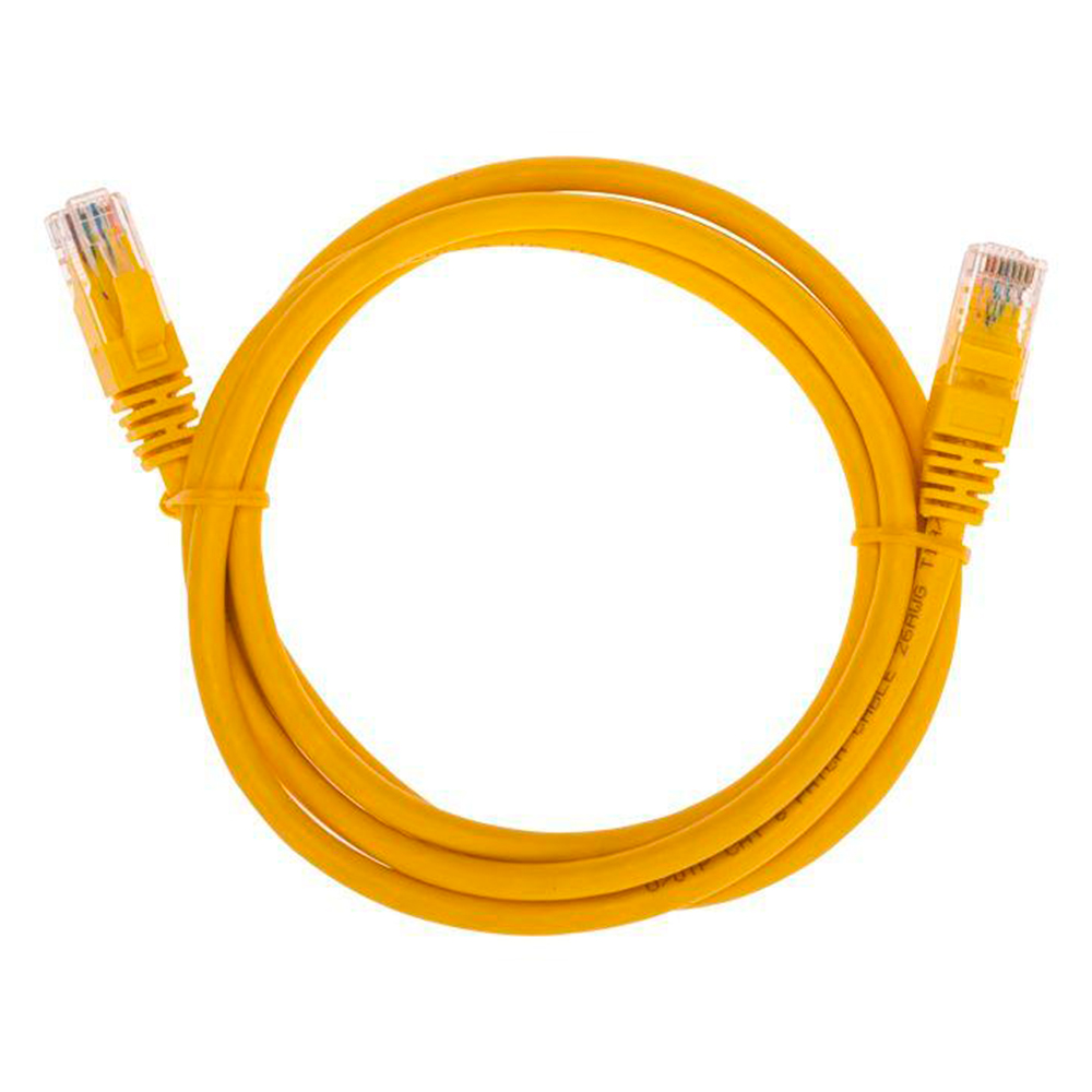 Патч-корд REXANT U/UTP 26AWG длина кабеля - 1.5 м, категория - 6, тип разъема - RJ-45, материал оболочки - LSZH, цвет - желтый