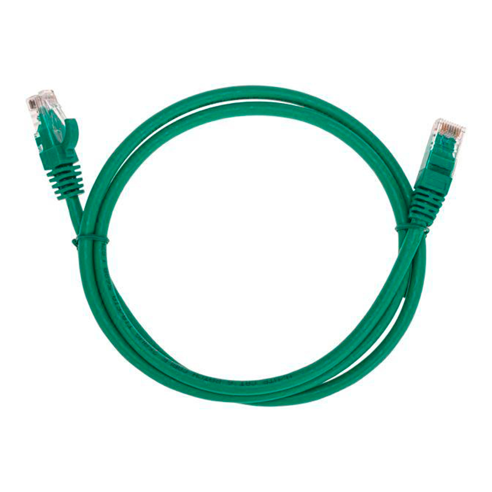 Патч-корд REXANT U/UTP 26AWG длина кабеля - 1 м, категория - 6, тип разъема - RJ-45, материал оболочки - LSZH, цвет - зеленый