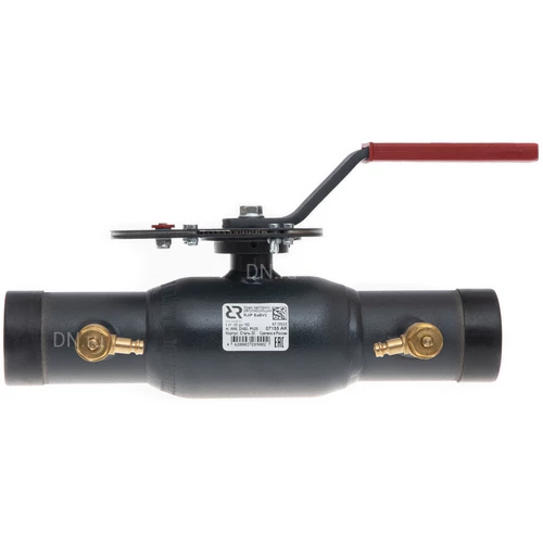 Краны шаровые Ридан Jip-R BaBV3 Ду50-150 Ру25 стандартнопроходные, двухходовые, сталь 20, под приварку, рукоятка