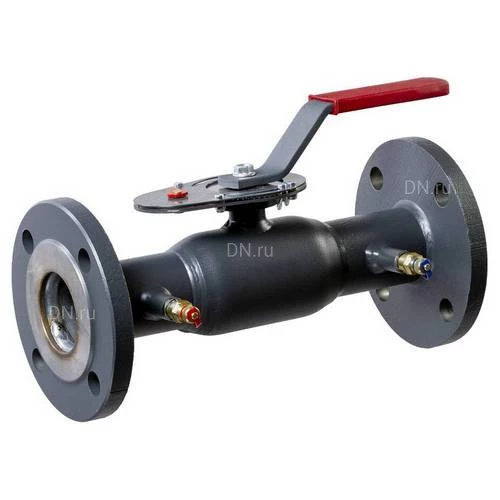 Краны шаровые Ридан Jip-R BaBV3 Ду50-150 Ру25 стандартнопроходные, двухходовые, сталь 20, фланцевый, рукоятка