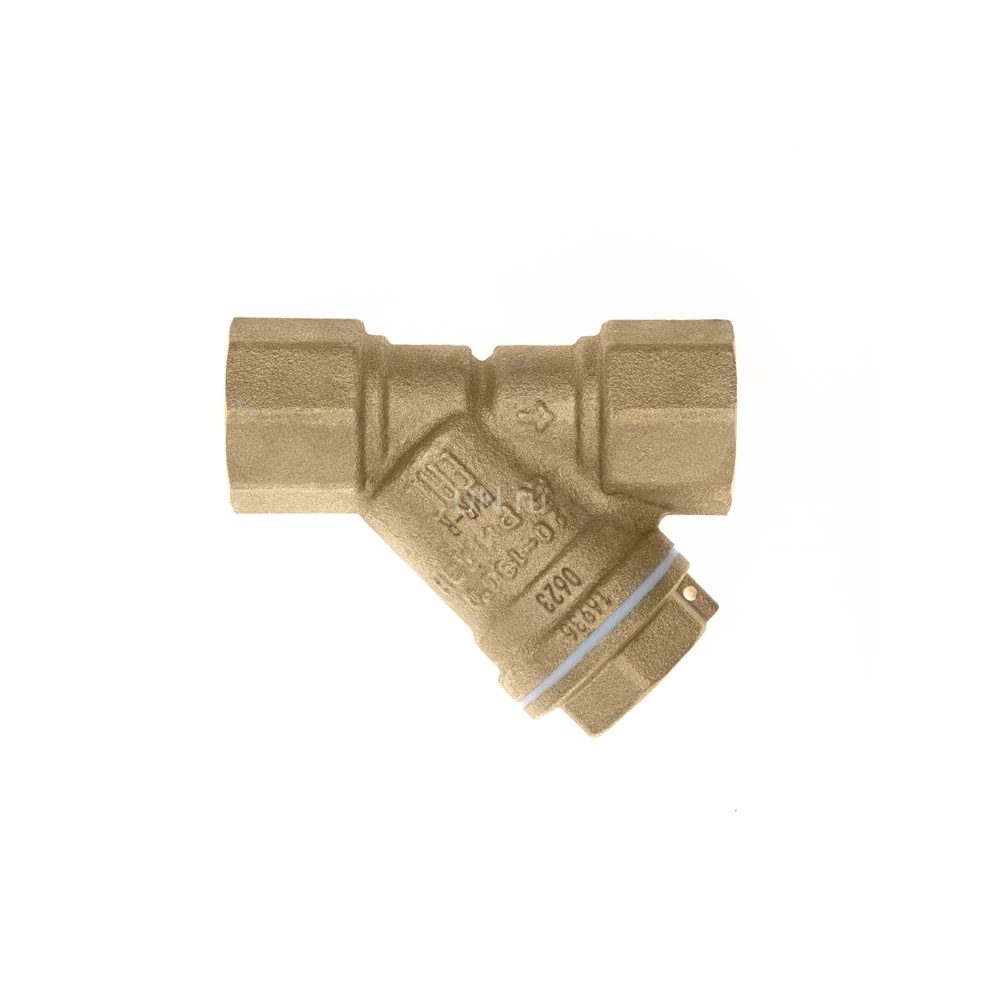 Фильтр сетчатый Ридан FVR-R 1 1/4″ Ду32 Ру25 со сливной пробкой, внутренняя резьба, корпус - латунь