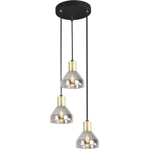 Светильники подвесные Rivoli Kassandra 40 Вт, количество ламп - 3, цоколь - E14, модерн