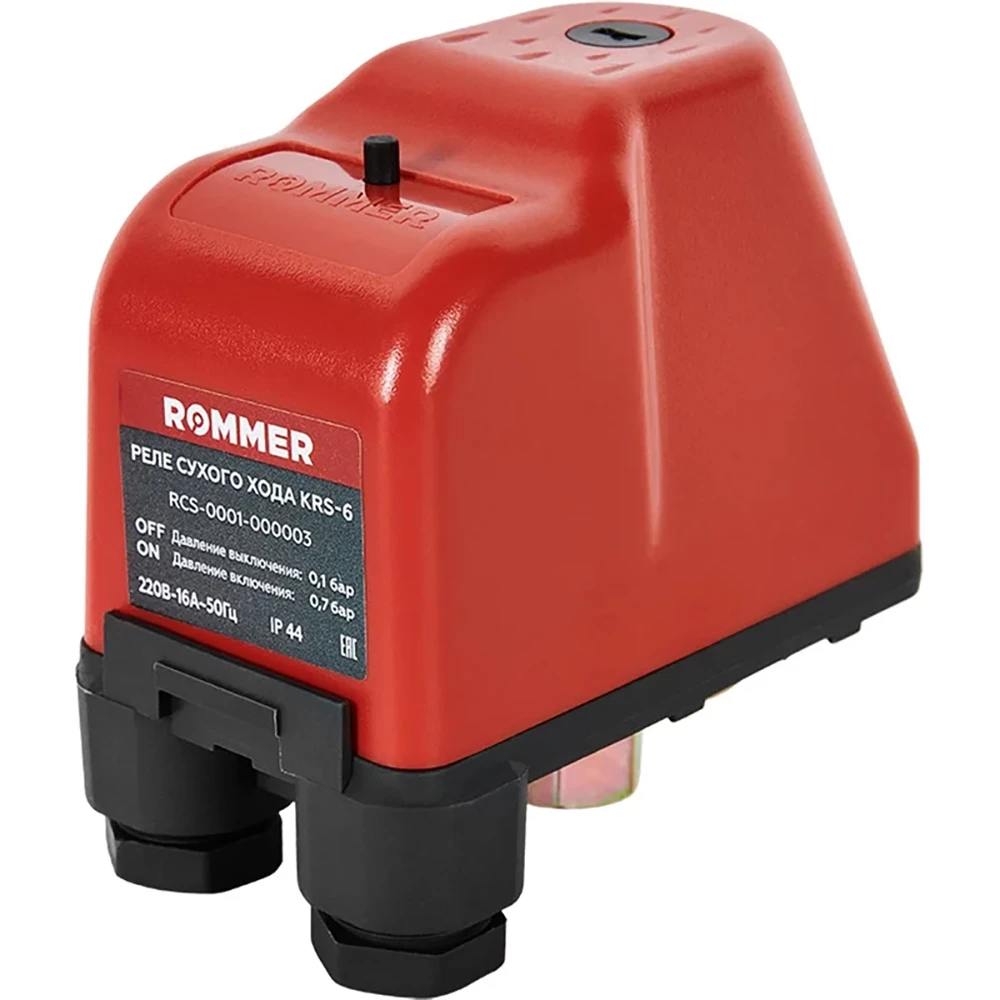 Реле сухого хода Rommer KRS-6 1/4″ максимальный коммутируемый ток - 16А