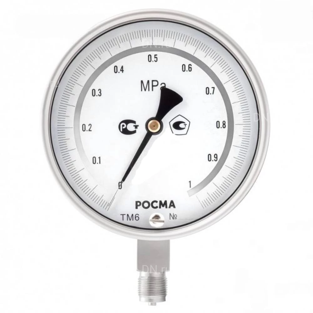 Мановакуумметр точных измерений Росма ТМВ-621РМТИ.00 (-0.1-2.4MPa) М20х1.5 0.4 ЗП коррозионностойкий виброустойчивый (готовый к гидрозаполнению) 150мм, тип - ТМВ-621РМТИ, радиальное присоединение, -0.1-2.4МПа, резьба М20х1.5, класс точности 0.4