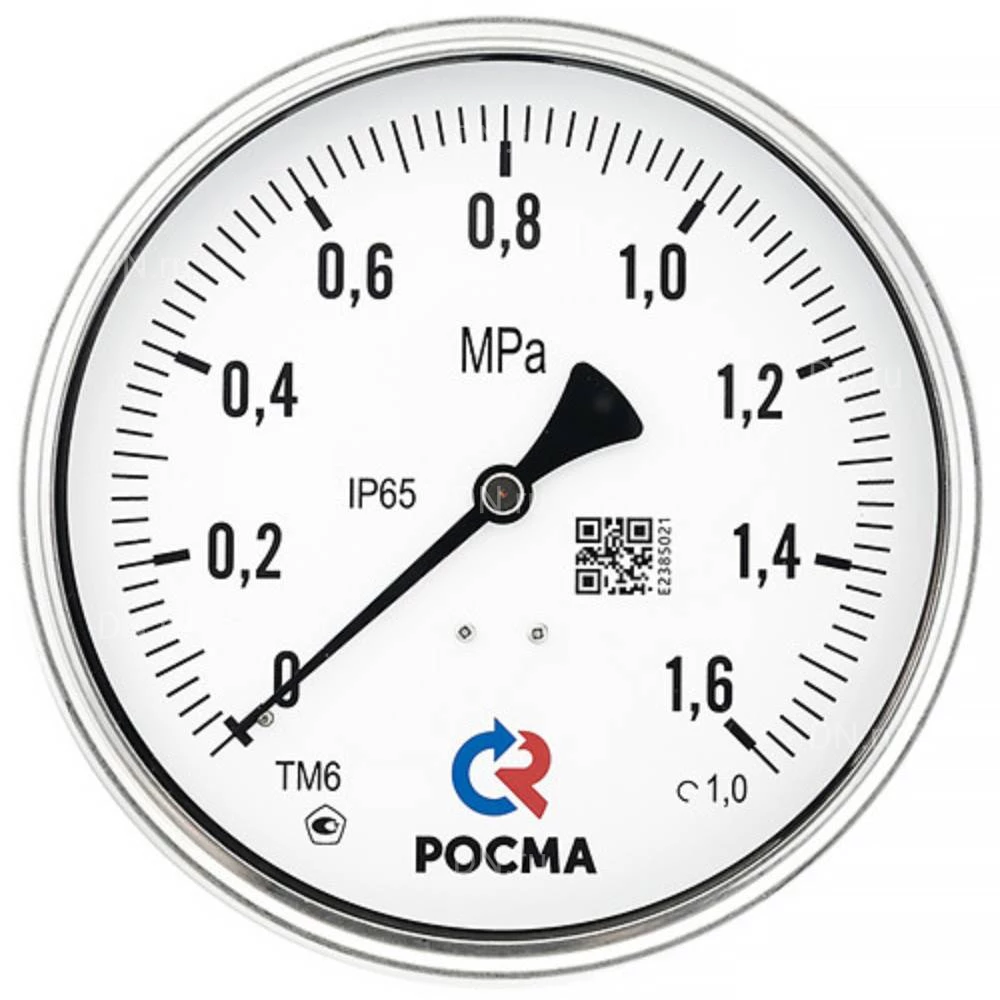 Вакуумметр осевой Росма ТВ-620ТЭ.00 (-0.1-0МПа) M20x1.5 1.0 виброустойчивый (готовый к гидрозаполнению) 150мм, тип - ТВ-620ТЭ, эксцентрическое присоединение, шкала (-0.1-0МПа), резьба M20x1.5, класс точности 1.0