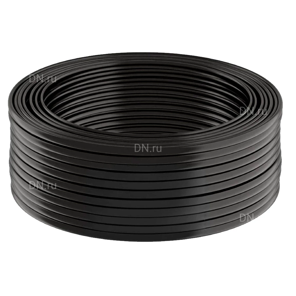 Кабель Россия ВВГнг(А)-FRLS 2х1.5, количество жил - 2, напряжение - 660В, сечение - 1.5мм2, материал изоляции - ПВХ пластикат, цвет - черный