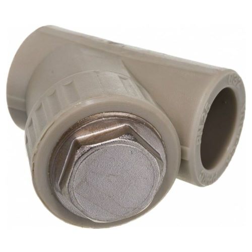 Фильтры сетчатые РосТурПласт Дн20-32 Ру25 45-90° полипропиленовые, внутренняя/внутренняя пайка, серые