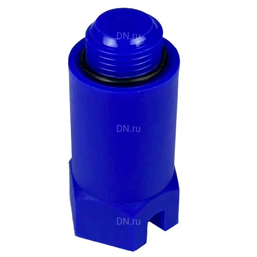 Заглушки РосТурПласт 1/2″ Дн15 для труб PE-Xa длинные, корпус - полипропилен, присоединение - наружная резьба