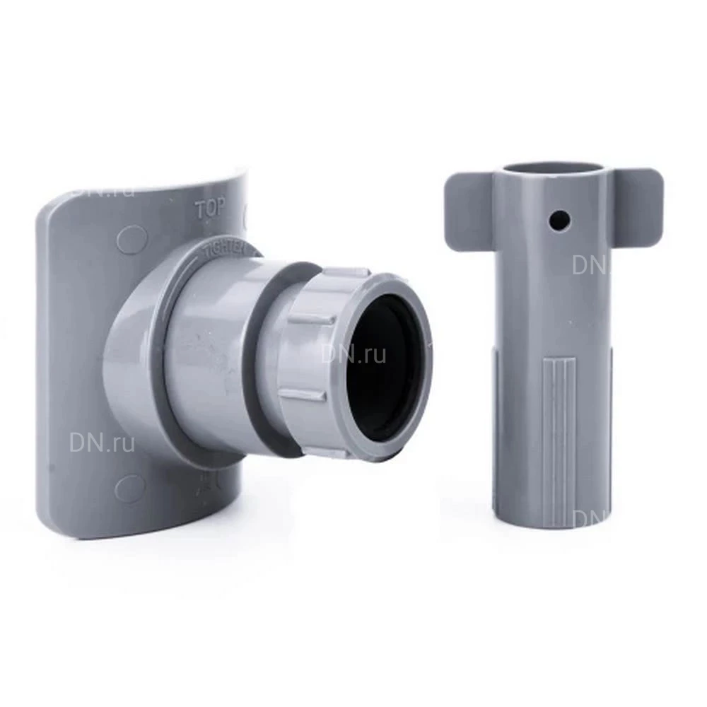 Врезка в трубу РосТурПласт Дн110x50 для системы Beta, материал - ABS пластик, цвет - серый