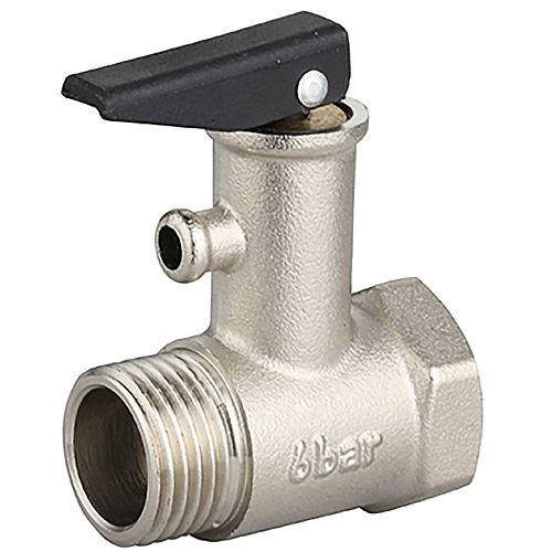 Клапаны предохранительные IVANCI 1/2” Ду15 для водонагревателей с флажковой ручкой