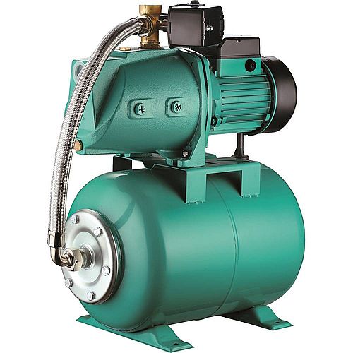 Насосные станции SHIMGE JET-L1-24L поверхностные, корпус - чугун, мощность - 0.55-1.1кВт, напор - 41-48м, производительность - 60-90л/мин, 220В