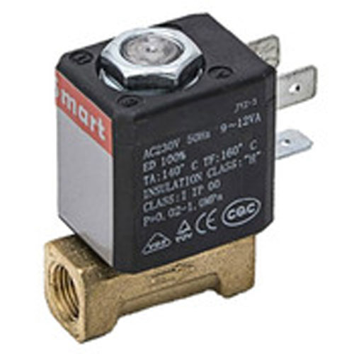 Клапаны электромагнитные Smart SM-3360 Ду1.5-4 Ру10 муфтовые с резьбой - G1/8″-3/8″, нормально закрытые, корпус - латунь, мембрана EPDM-NBR, катушка 12-220В