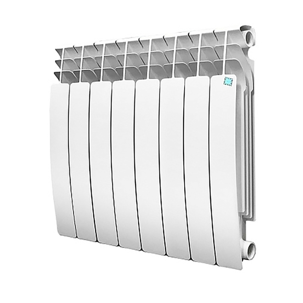 Радиатор биметаллический STI Bimetal GRAND 500/100 6 секций (цвет - белый), боковое подключение