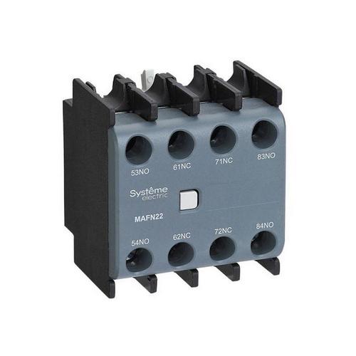 Блоки контактные Systeme Electric MC1G/E дополнительные, номинальное напряжение - 220/230-660/690 В, номинальный ток - 10 А