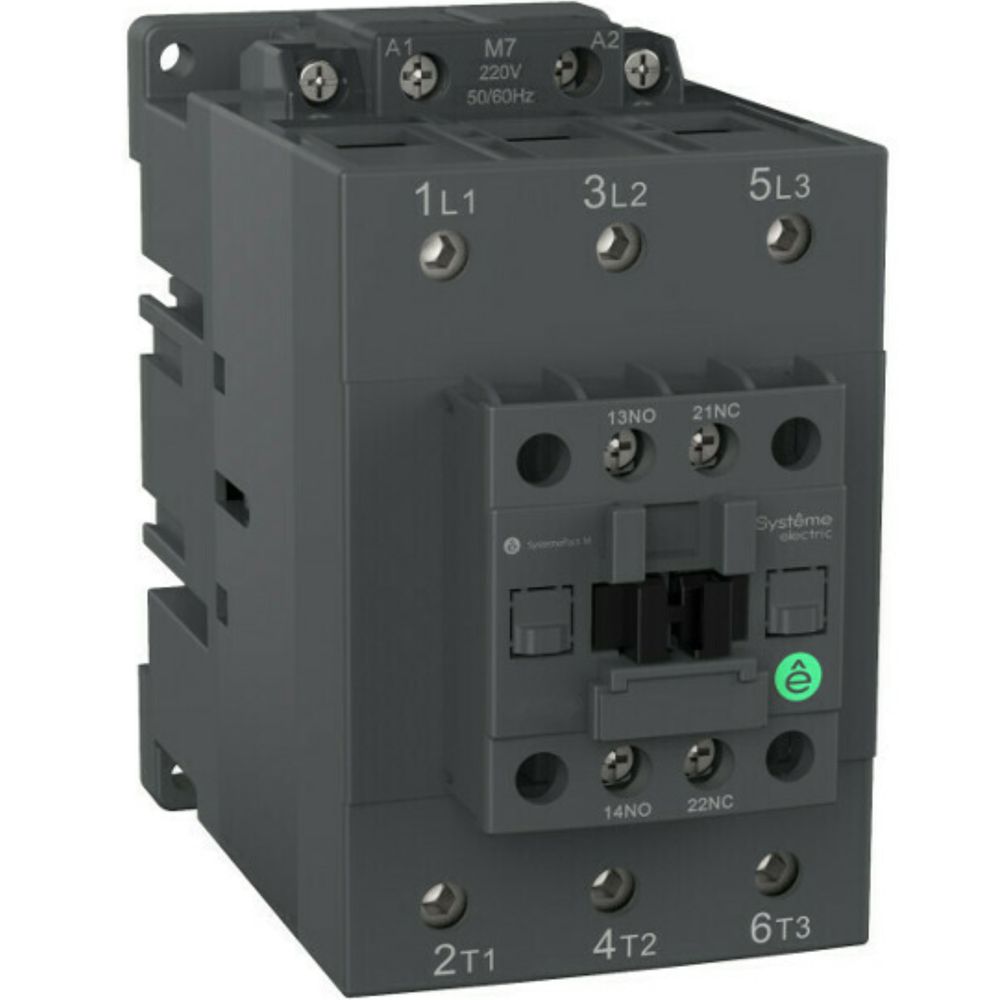 Контактор трехполюсный Systeme Electric MC1D95 1NO+1NC, катушка управления 110В, рабочий ток 95А