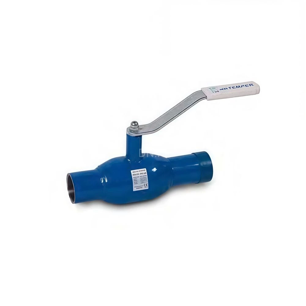 Кран шаровой Temper 289 1/2″ Ду15 Ру40 стандартнопроходной, двухходовой, углеродистая сталь 20, уплотнение - PTFE, внутренняя резьба / под приварку, рукоятка