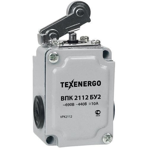 Выключатели двухполюсные Texenergo ВПК-2112 рабочий ток 10А, 1з+1р концевые путевые