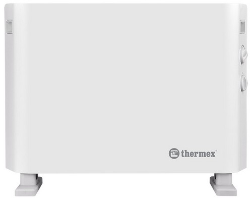 Конвекторы напольные электрические THERMEX Pronto White 1.5-2 кВт с механическим термостатом, ножки с шасси, белые