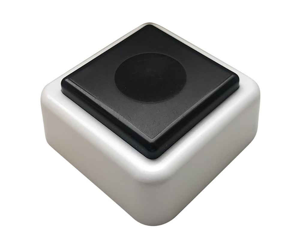 Кнопка звонка Тритон B31-01 черный-белый, корпус - АБС-пластик, IP20, поверхностный монтаж (открытая установка)