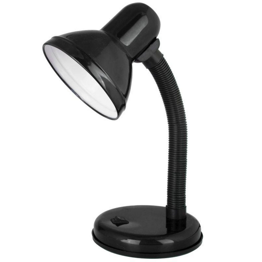 Светильник под лампу Ultraflash UF-301P 190x140x140 мм, настольный, цоколь - E27, материал корпуса - пластик, цвет - черный